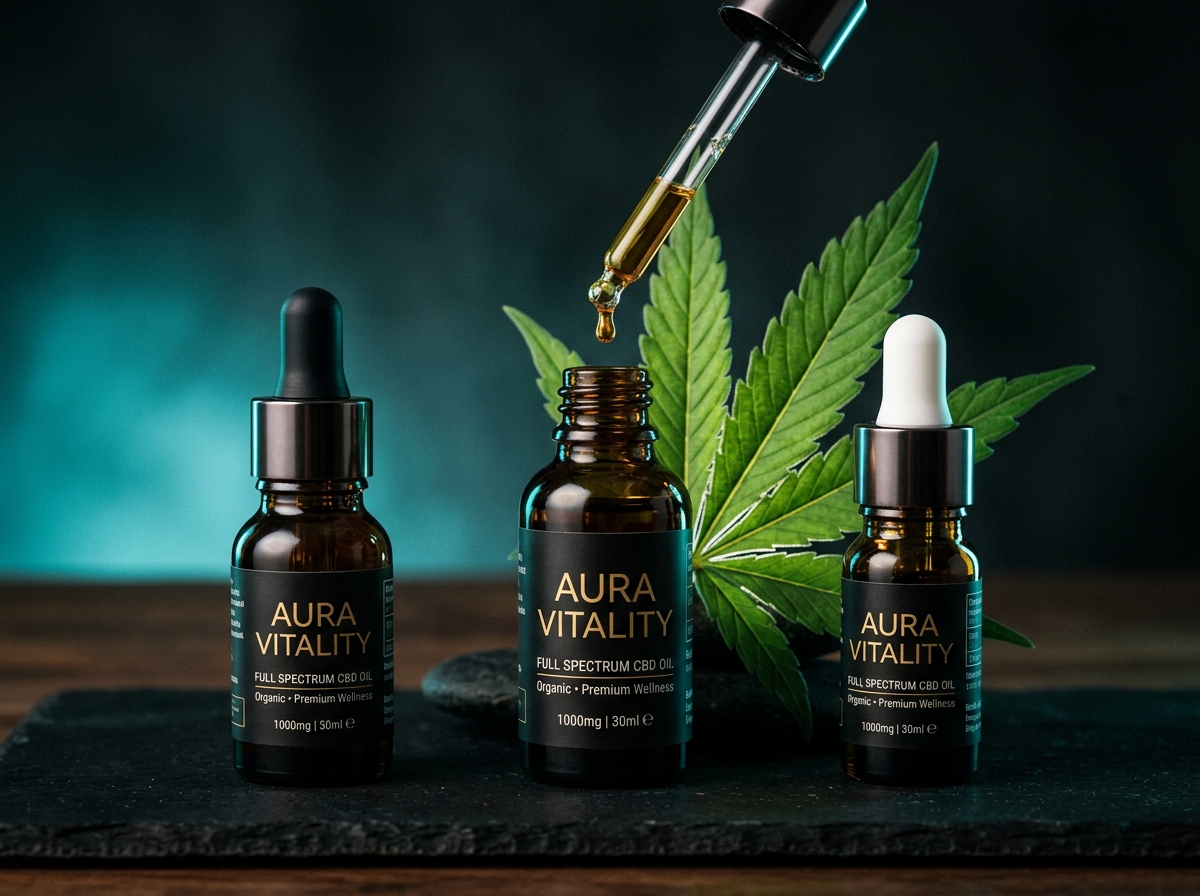 Gold Spectrum CBD drops and oil wellness